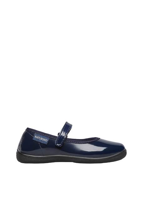 Ballerines en cuir verni pavia 2 Marine- 1 - vertbaudet enfant 