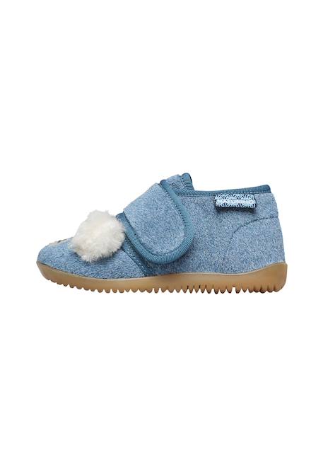 Pantoufles en tissu bisue Bleu clair- 3 - vertbaudet enfant 