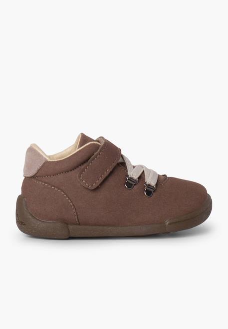 Chausson renforcé avec lacets élastiques et sangle adhérente Bleu marine+Gris+Taupe 12 - vertbaudet enfant 