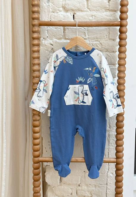 Pyjama bébé mexico Bleu 1 - vertbaudet enfant 