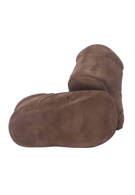 Bottines bébé en cuir style blucher Bleu marine+Gris+Taupe 15 - vertbaudet enfant 