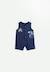 Combishort bébé en gaze de coton mexico Bleu 1 - vertbaudet enfant 