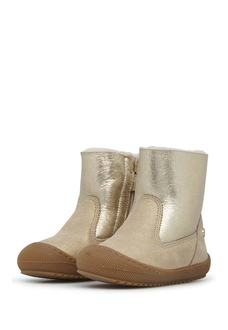 Bottines doublées de laine cozy hug Platine- 5 - vertbaudet enfant 