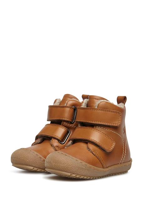 Bottines en cuir doublé bubble vl Anthracite-+Citrouille-+Cognac-+Marine-+Rose- 15 - vertbaudet enfant 