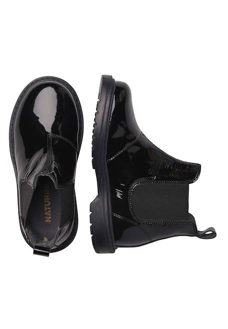 Bottines chelsea en verni piccadilly Noir- 4 - vertbaudet enfant 