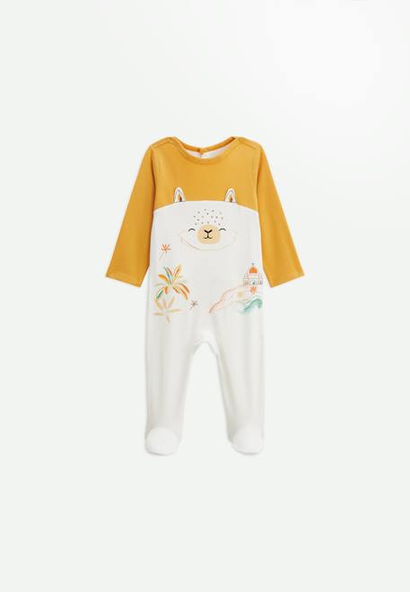 Pyjama bébé liwa Ecru 1 - vertbaudet enfant 