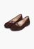 Ballerines fille ruban croisé style ballet Marron 4 - vertbaudet enfant 