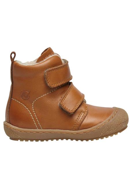 Bottines en cuir doublé bubble vl Anthracite-+Citrouille-+Cognac-+Marine-+Rose- 11 - vertbaudet enfant 