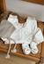 Combinaison bébé en molleton et chaussons baby panda Ecru 1 - vertbaudet enfant 