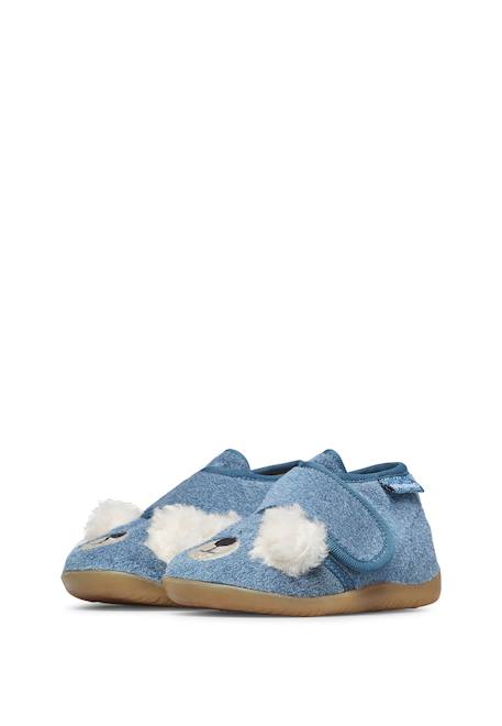 Pantoufles en tissu bisue Bleu clair- 5 - vertbaudet enfant 