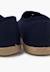 Baskets lin lacets en lin semelle espadrille Bleu marine 6 - vertbaudet enfant 
