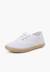 Baskets lin lacets en lin semelle espadrille Beige+Blanc 8 - vertbaudet enfant 
