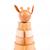 Empilable en bois girafe léonie Beige 5 - vertbaudet enfant 