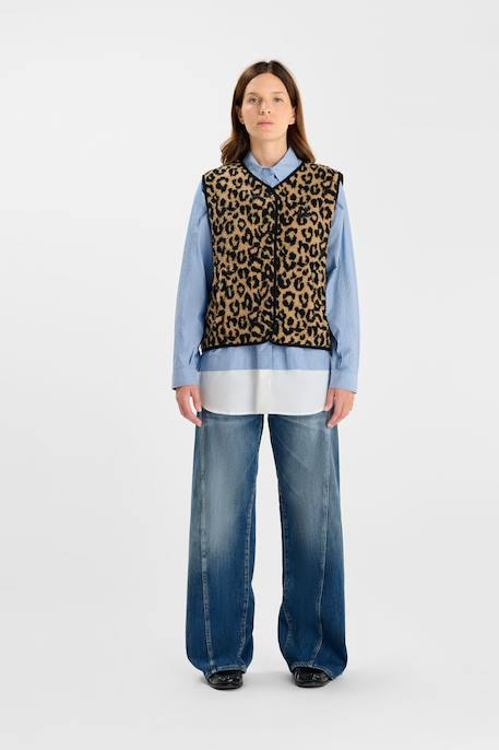 Veste sans manches gudrugi Leopard 2 - vertbaudet enfant 