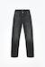 Jeans droite blue jogg, longueur 34 Black / black 2 - vertbaudet enfant 