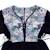 Robe velours   liberty  et  hiver   margot Bleu marine lilas 4 - vertbaudet enfant 