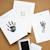 Kit souvenirs de mes jolies empreintes Blanc, noir, doré 6 - vertbaudet enfant 