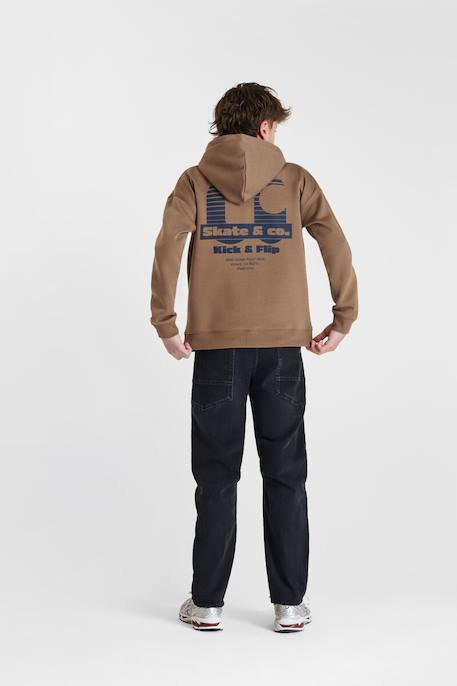 Sweat-shirt capuche defebo Brown 4 - vertbaudet enfant 
