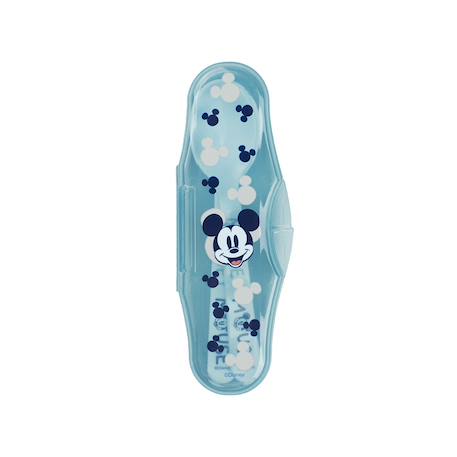 Set 2 cuilleres avec boitier de transport mickey collector Bleu 3 - vertbaudet enfant 