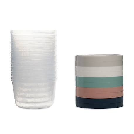 10 boîtes de conservation 250ml Transparent 4 - vertbaudet enfant 