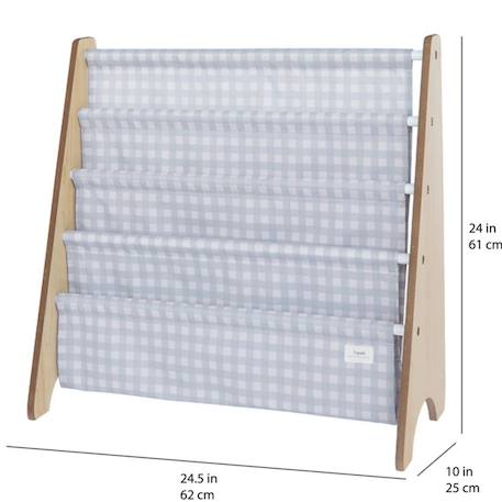 Bibliothèque en tissu Beige+Beige Créme+Bleu, blanc+Ecru, blanc 13 - vertbaudet enfant 