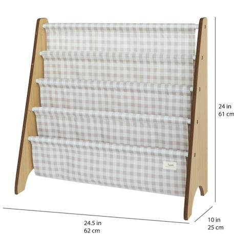 Bibliothèque en tissu Beige Créme+Ecru, blanc 7 - vertbaudet enfant 