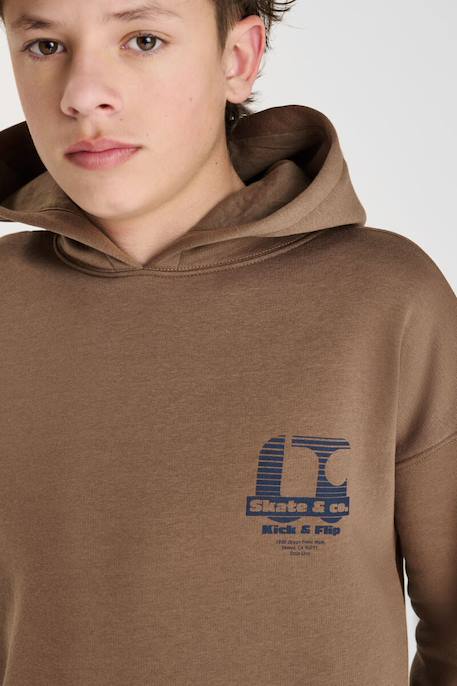 Sweat-shirt capuche defebo Brown 5 - vertbaudet enfant 