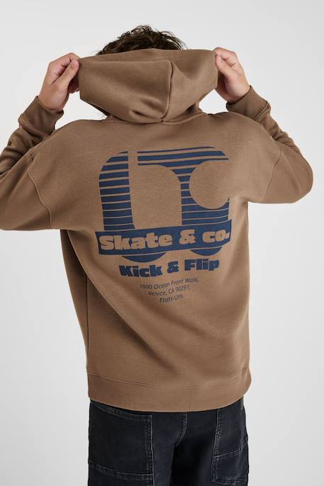 Sweat-shirt capuche defebo Brown 6 - vertbaudet enfant 