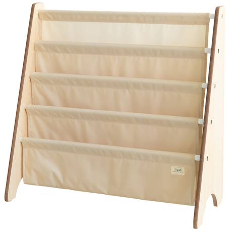 Bibliothèque en tissu Beige+Beige Créme+Bleu, blanc+Ecru, blanc 1 - vertbaudet enfant 