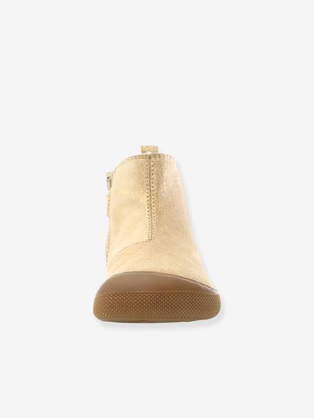 Boots Barefoot Glitty marron+or+taupe 9 - vertbaudet enfant 