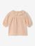Robe bébé gaze étoilée beige poudré 1 - vertbaudet enfant 