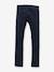 Slim en velours garçon BLEU FONCE UNI 5 - vertbaudet enfant 