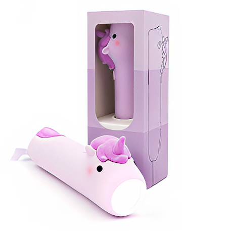 Lampe torche animaux en silicone pour enfants Beige+Bleu ciel+Camel+Écru+Marron+Orange+Rose+Taupe+Vert 37 - vertbaudet enfant 