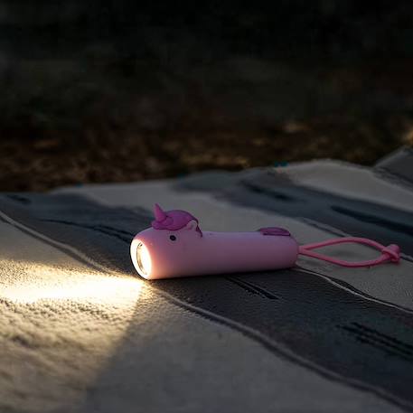Lampe torche animaux en silicone pour enfants Beige+Bleu ciel+Camel+Écru+Marron+Orange+Rose+Taupe+Vert 38 - vertbaudet enfant 