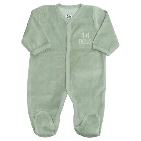 Pyjama naissance ouverture devant Vert 2 - vertbaudet enfant 