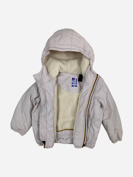 Blouson fille p. Le vrai 4.0 claude orsetto Rose+Rose hushed 9 - vertbaudet enfant 