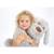 Peluche - peluche chien flatoutou blanc - 50 cm Beige+Blanc+Gris+Marron 11 - vertbaudet enfant 