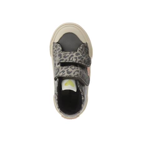 Baskets montantes à scratch Anthracite+Antracita+Platino 4 - vertbaudet enfant 