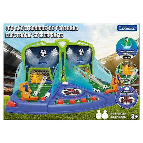 Jeu de football électronique avec effets lumineux et sonores pour 2 joueurs Bleu 3 - vertbaudet enfant 