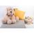 Peluche - peluche chien flatoutou blanc - 50 cm Beige+Blanc+Gris+Marron 3 - vertbaudet enfant 