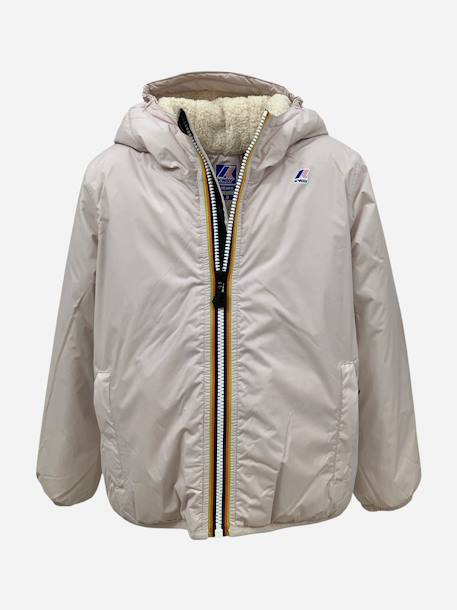 Blouson fille p. Le vrai 4.0 claude orsetto Rose+Rose hushed 8 - vertbaudet enfant 