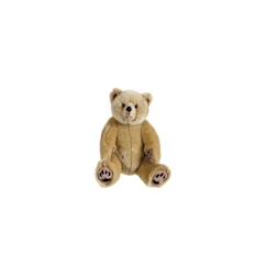Jouet-Peluche - ours grizzly assis brun - 42 cm
