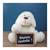 Peluche - peluche chien flatoutou blanc - 50 cm Beige+Blanc+Gris+Marron 7 - vertbaudet enfant 