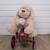 Peluche - peluche chien flatoutou blanc - 50 cm Beige+Blanc+Gris+Marron 2 - vertbaudet enfant 