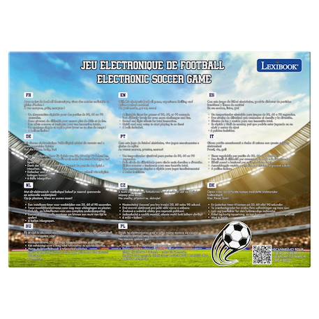 Jeu de football électronique avec effets lumineux et sonores pour 2 joueurs Bleu 4 - vertbaudet enfant 