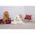 Peluche - peluche chien flatoutou blanc - 50 cm Beige+Blanc+Gris+Marron 8 - vertbaudet enfant 