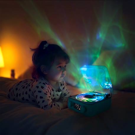 Veilleuse tourne-disque sensoriel magic wave Bleu+Rose+Vert 13 - vertbaudet enfant 
