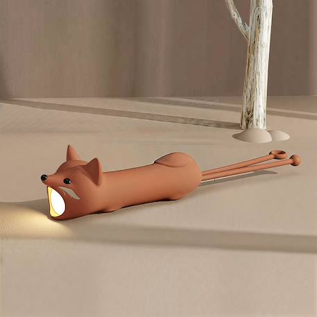 Lampe torche animaux en silicone pour enfants Beige+Bleu ciel+Camel+Écru+Marron+Orange+Rose+Taupe+Vert 16 - vertbaudet enfant 