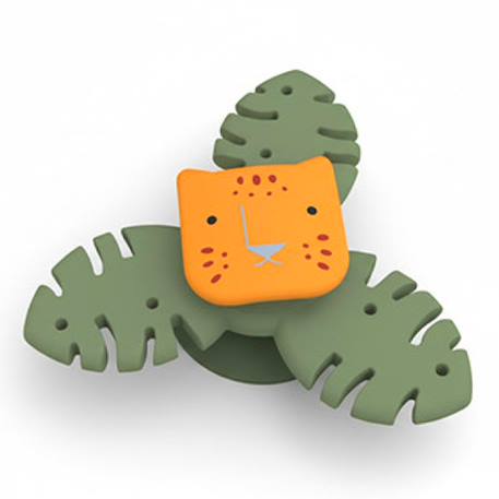 Jouet d'éveil spinner à ventouse tigre Vert, tigre 1 - vertbaudet enfant 