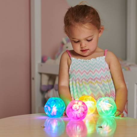 Balles rebondissantes clignotantes - jouet éducatif pour enfants Multi-coloured 2 - vertbaudet enfant 